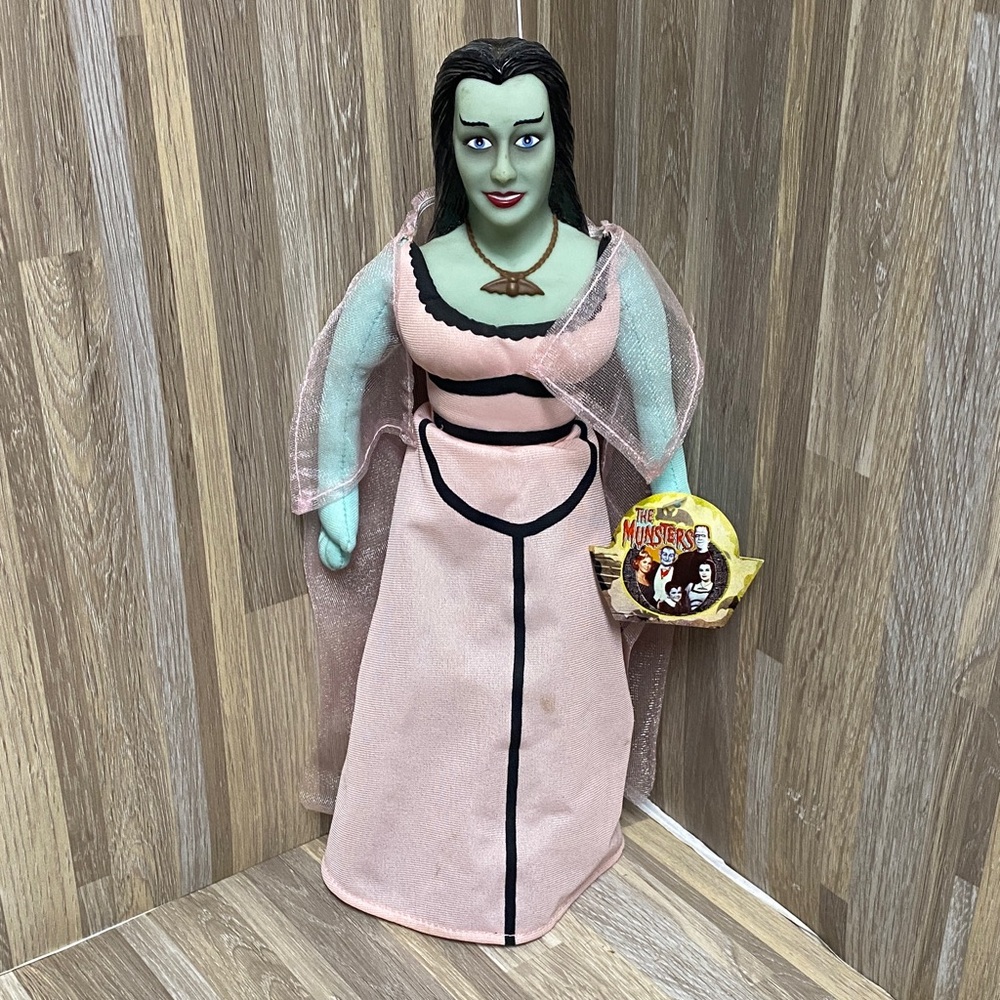 Munsters Character Doll with Pink Dress